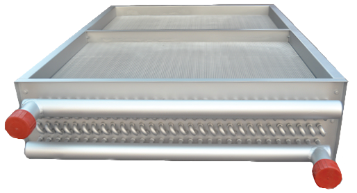 Continuous fin type heat exchangers